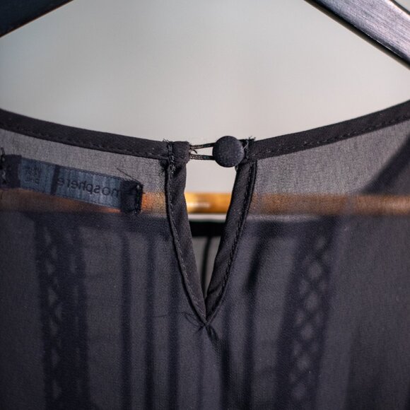 Atmosphere Sheer Black Dress - Picture 5 of 7